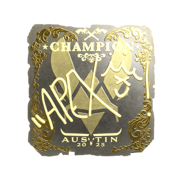 Sticker | apEX (Gold, Champion) | Austin 2025