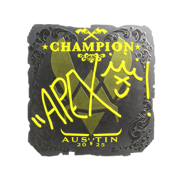 Sticker | apEX (Foil, Champion) | Austin 2025