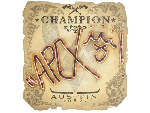 Sticker | apEX (Champion) | Austin 2025
