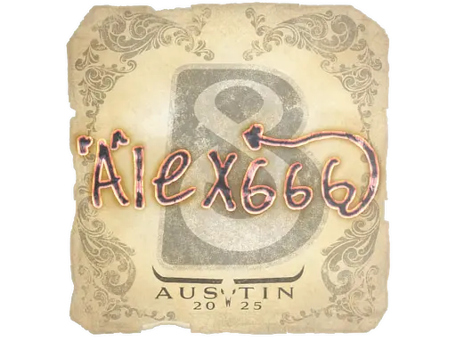 Sticker | alex666 | Austin 2025