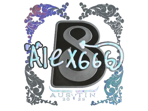 Sticker | alex666 (Holo) | Austin 2025