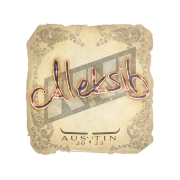 Sticker | Aleksib | Austin 2025