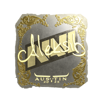 Sticker | Aleksib (Gold) | Austin 2025