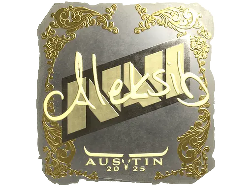 Sticker | Aleksib (Gold) | Austin 2025