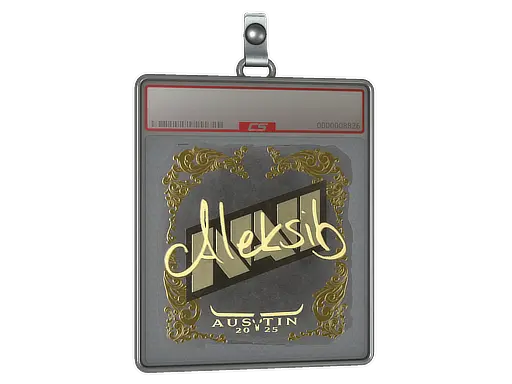 Sticker Slab | Aleksib (Gold) | Austin 2025