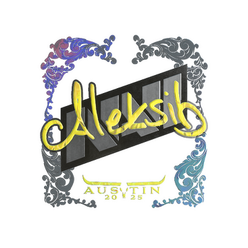 Sticker | Aleksib (Holo) | Austin 2025