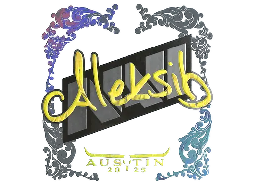 Sticker | Aleksib (Holo) | Austin 2025