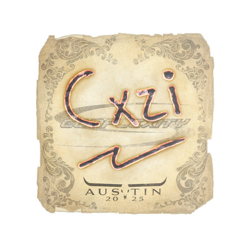 Sticker | Cxzi | Austin 2025