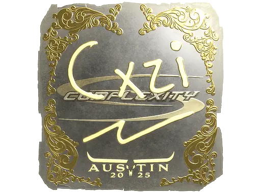 Sticker | Cxzi (Gold) | Austin 2025