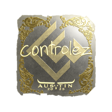 Sticker | controlez (Gold) | Austin 2025