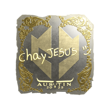 Sticker | chayJESUS (Gold) | Austin 2025