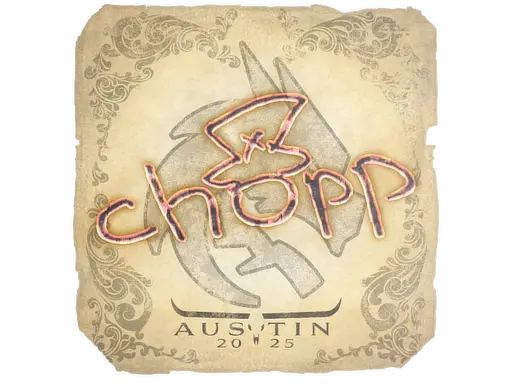 Sticker | chopper | Austin 2025