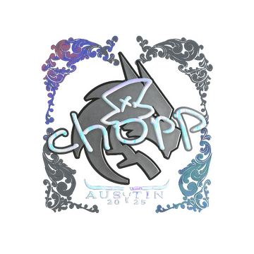 Sticker | chopper (Holo) | Austin 2025