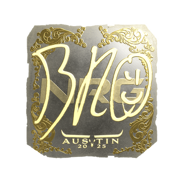 Sticker | br0 (Gold) | Austin 2025