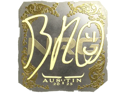 Sticker | br0 (Gold) | Austin 2025