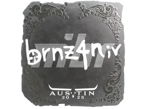 Sticker | brnz4n (Foil) | Austin 2025