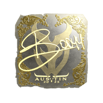 Sticker | bodyy (Gold) | Austin 2025