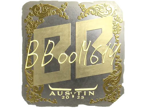 Sticker | Boombl4 (Gold) | Austin 2025
