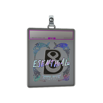 Sticker Slab | esenthial (Holo) | Austin 2025