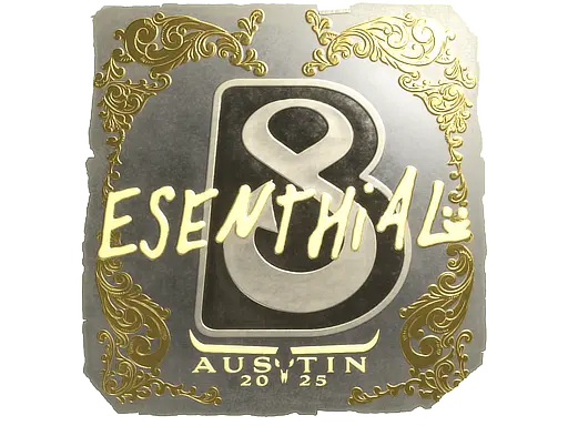 Sticker | esenthial (Gold) | Austin 2025