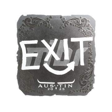 Sticker | exit (Foil) | Austin 2025