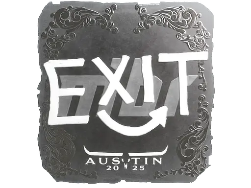 Sticker | exit (Foil) | Austin 2025