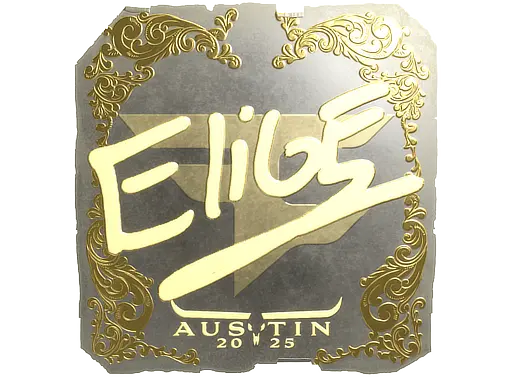 Sticker | EliGE (Gold) | Austin 2025