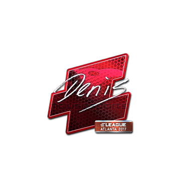 Sticker | denis (Foil) | Atlanta 2017