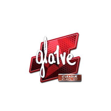 Sticker | gla1ve (Foil) | Atlanta 2017