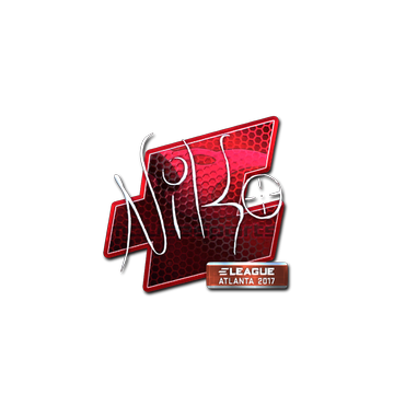 Sticker | NiKo (Foil) | Atlanta 2017