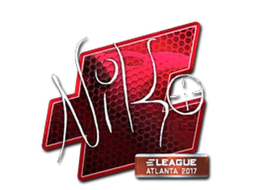 Sticker | NiKo (Foil) | Atlanta 2017