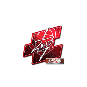 Sticker | Zeus (Foil) | Atlanta 2017