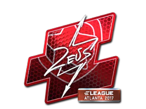 Sticker | Zeus (Foil) | Atlanta 2017