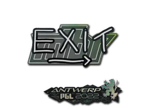 Sticker | exit | Antwerp 2022
