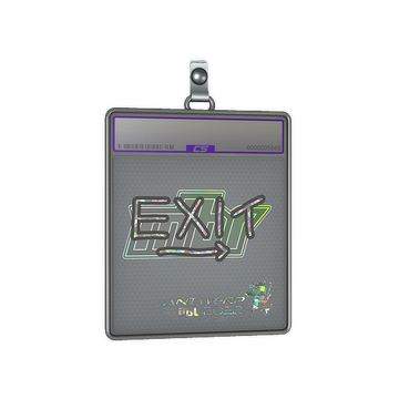 Sticker Slab | exit (Glitter) | Antwerp 2022