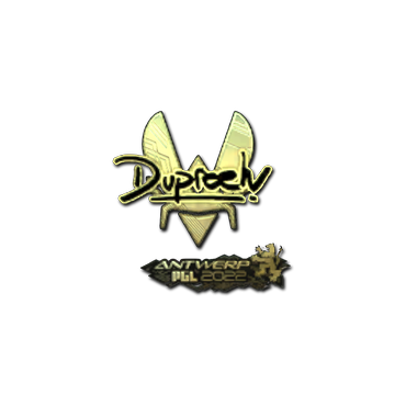 Sticker | dupreeh (Gold) | Antwerp 2022