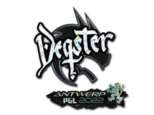 Sticker | degster (Glitter) | Antwerp 2022