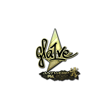 Sticker | gla1ve (Gold) | Antwerp 2022