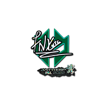 Sticker | fnx (Glitter) | Antwerp 2022