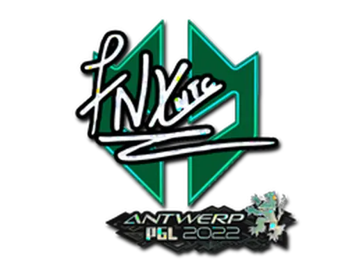 Sticker | fnx (Glitter) | Antwerp 2022