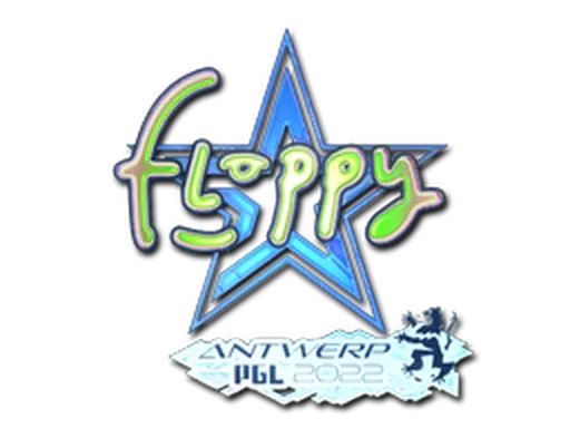 Sticker | floppy (Holo) | Antwerp 2022