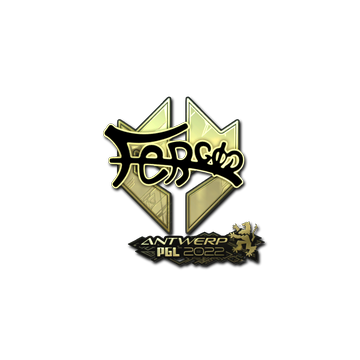 Sticker | fer (Gold) | Antwerp 2022