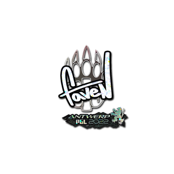 Sticker | faveN (Glitter) | Antwerp 2022