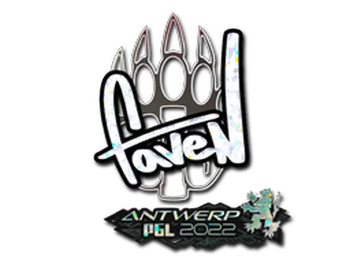 Sticker | faveN (Glitter) | Antwerp 2022