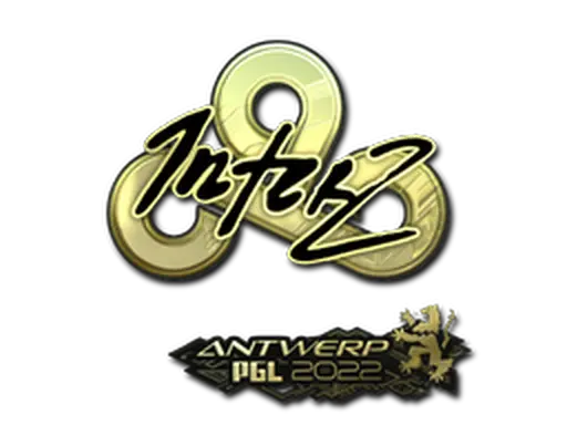 Sticker | interz (Gold) | Antwerp 2022