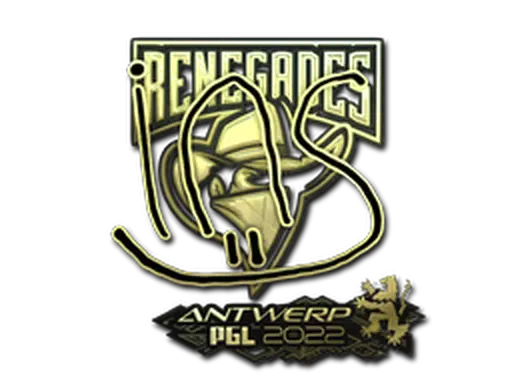 Sticker | ins (Gold) | Antwerp 2022