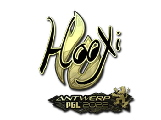 Sticker | HooXi (Gold) | Antwerp 2022