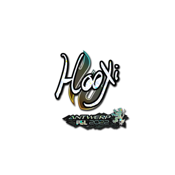 Sticker | HooXi (Glitter) | Antwerp 2022
