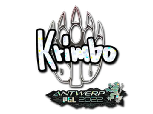 Sticker | Krimbo (Glitter) | Antwerp 2022