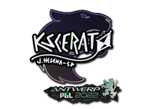 Sticker | KSCERATO (Glitter) | Antwerp 2022
